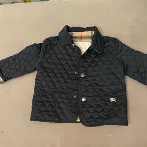 Beautiful Barely worn Burberry baby Quilted lightweight jacket.